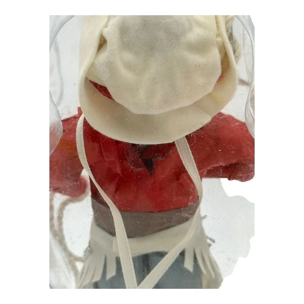 Vtg Kurt S Adler Cowboy Ornament Crepe Paper Porcelain Jocelyn Mostrom Christmas